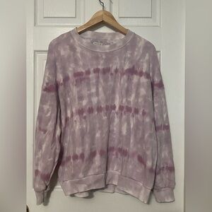 American Eagle Outfitters Lavender Tie Dye Sweatshirt